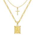 Seraphina Initial Necklace Set | Gold