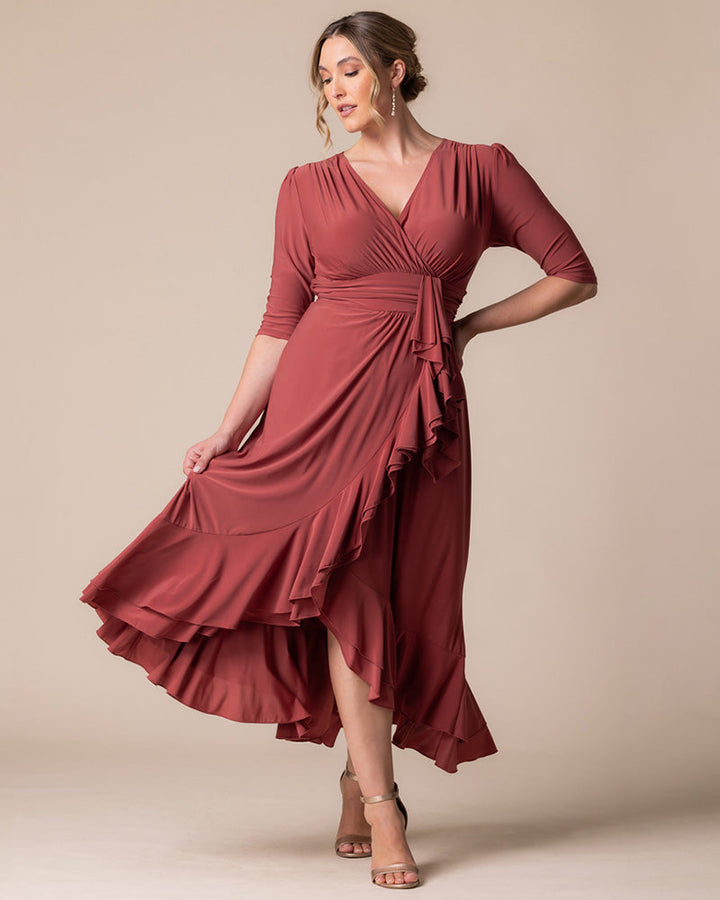 Veronica Ruffled Evening Gown - Sale!