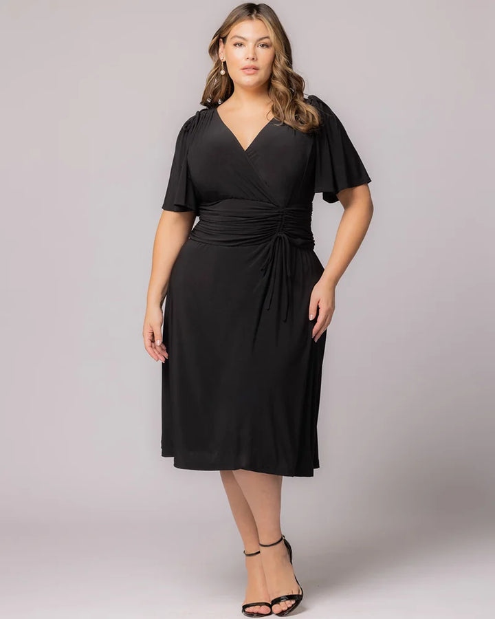 Jemma Ruched Tie Dress