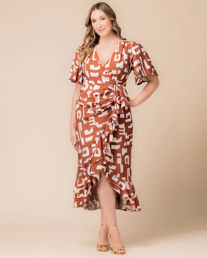 Alexandra Faux Wrap Dress - Sale!