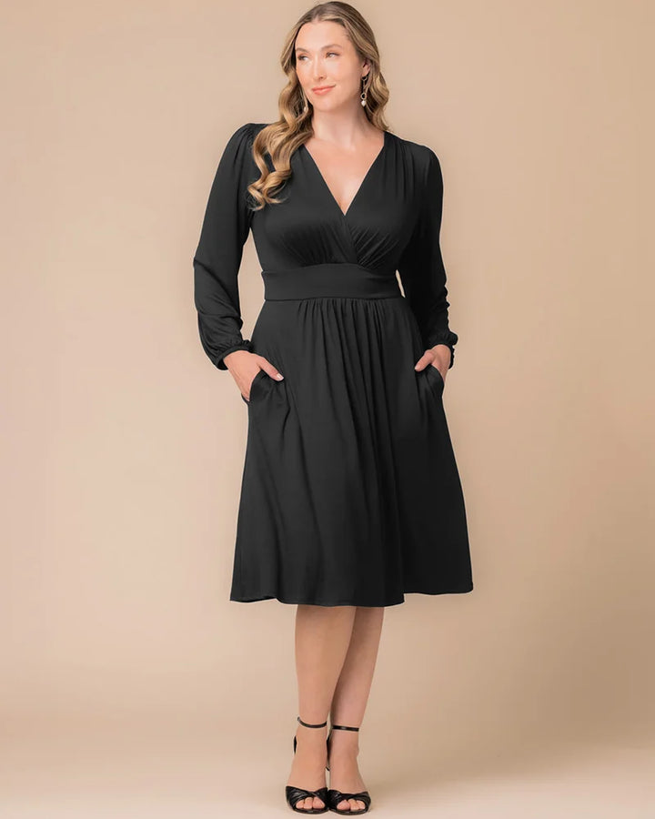 Diana Long Sleeve Midi Dress