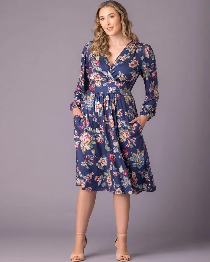 Diana Long Sleeve Midi Dress