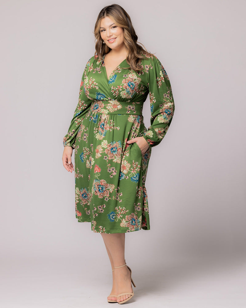 Diana Long Sleeve Midi Dress - Sale!