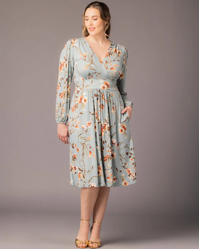 Diana Long Sleeve Midi Dress - Sale!