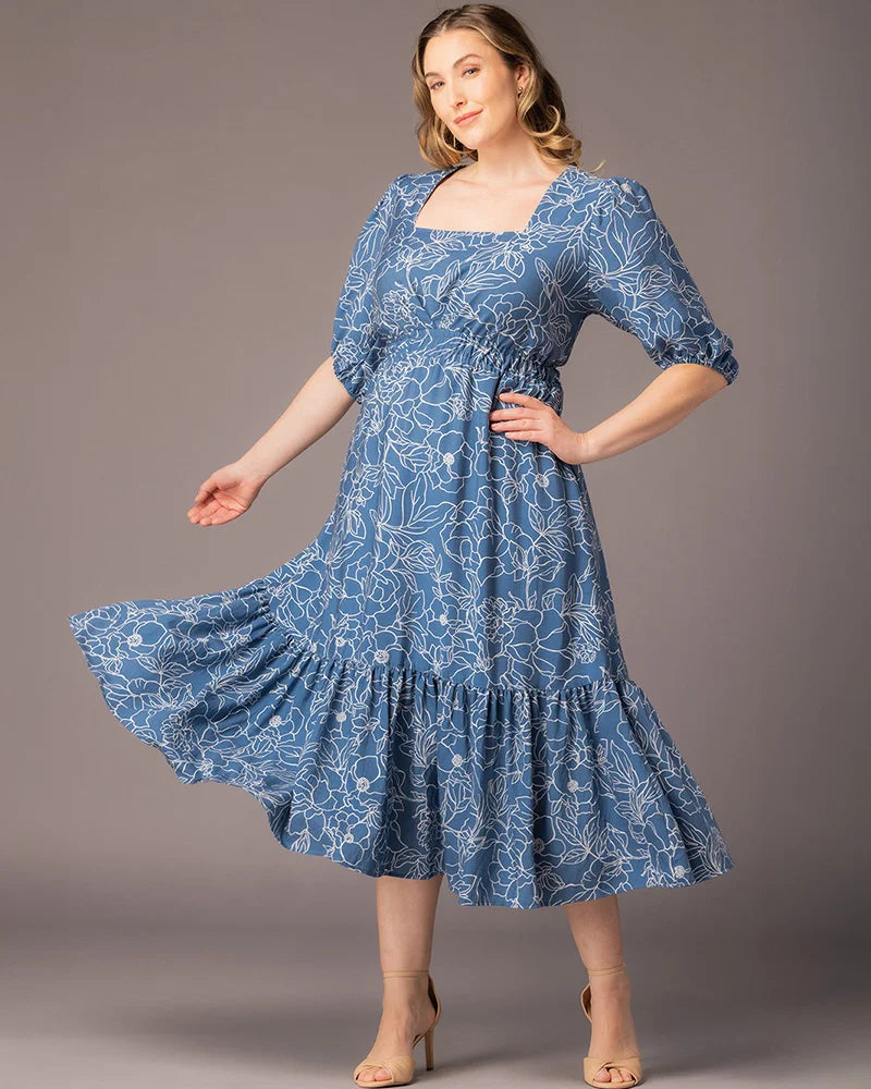 Bailey Square Neck Maxi Dress