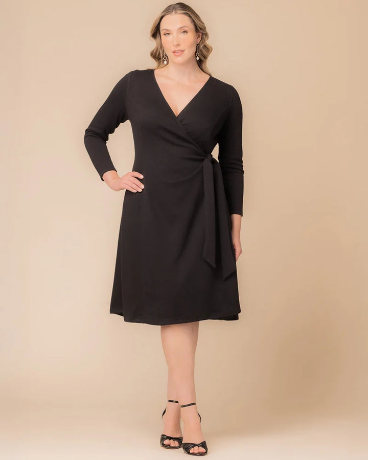London Sweater Knit Wrap Dress - Sale!