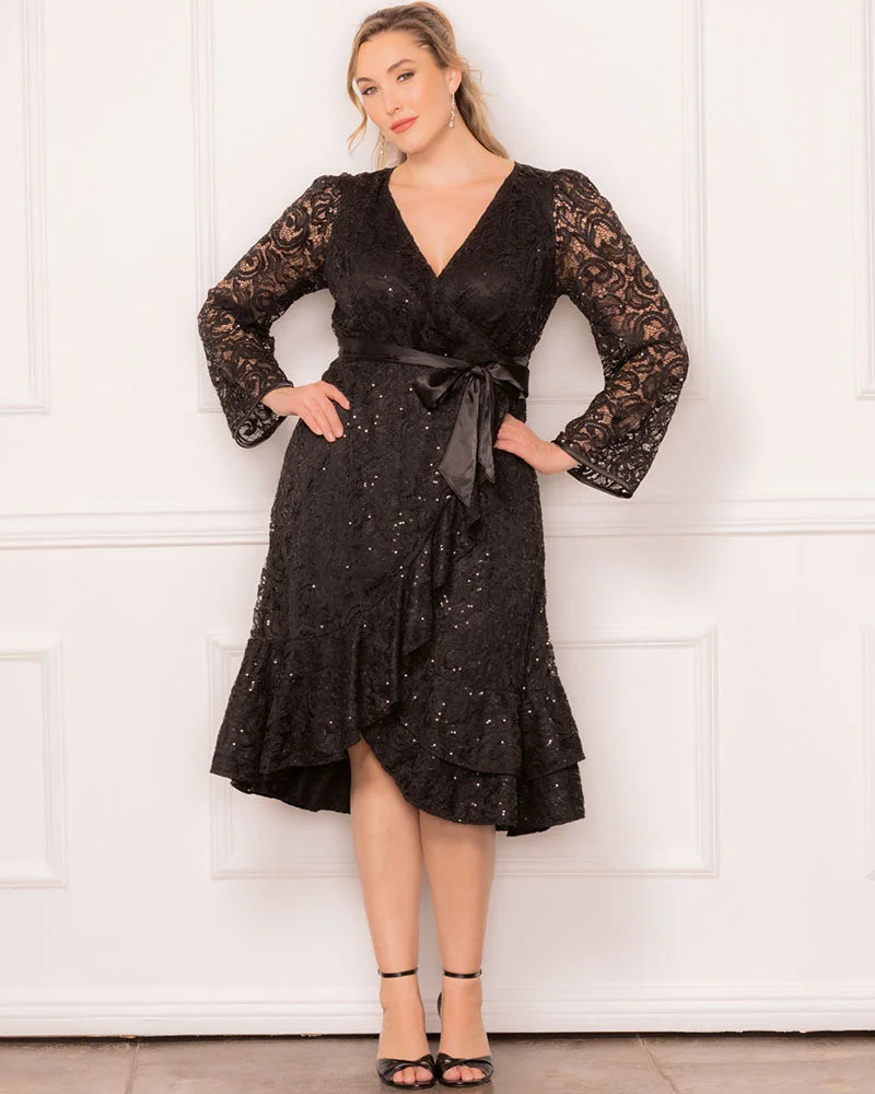Cosmopolitan Sequin Lace Cocktail Dress - Sale!