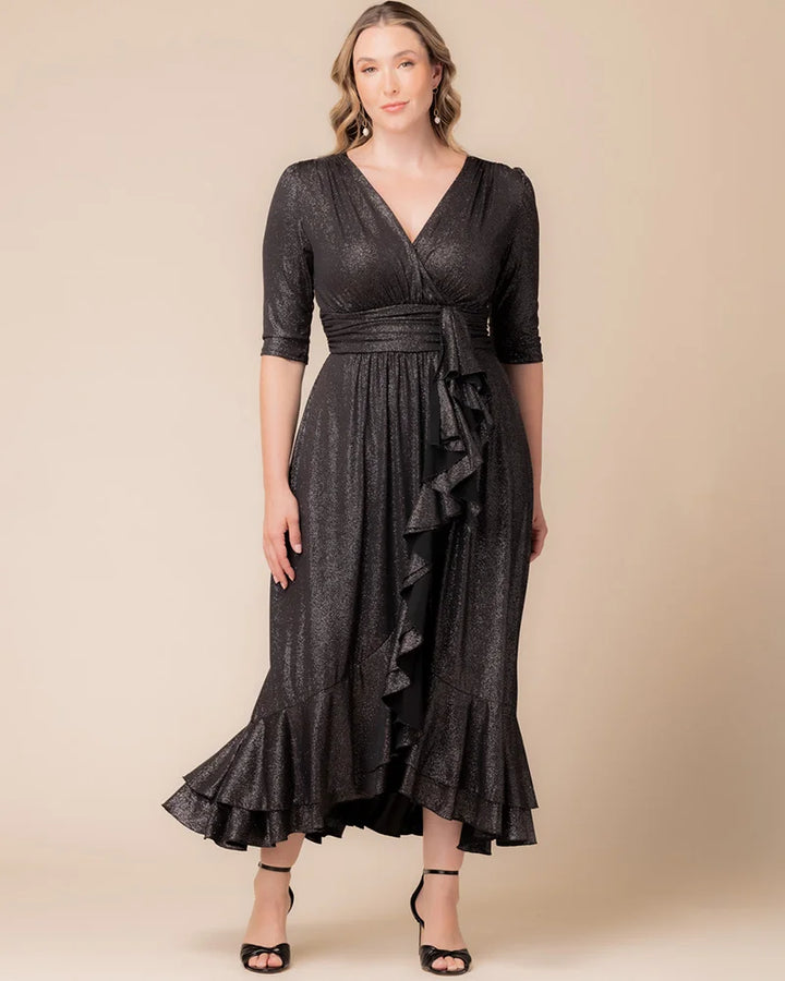 Glimmer Ruffle Evening Gown - Sale!