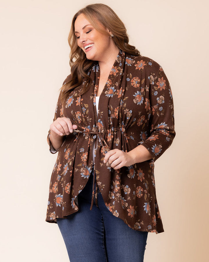 Lori Drawstring Cardigan