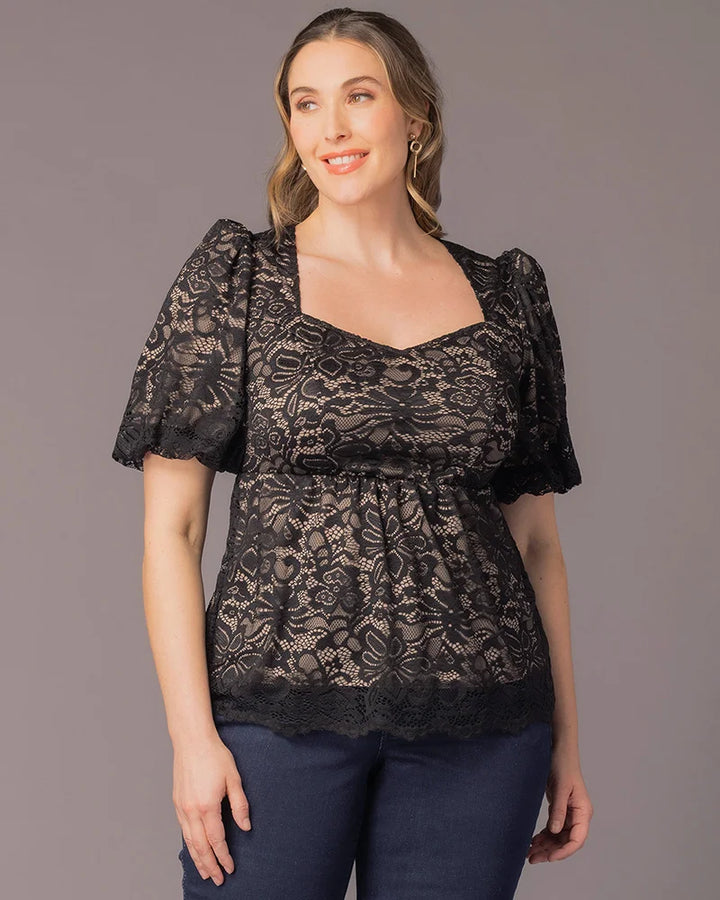 Winsome Lace Peplum Top - Sale!