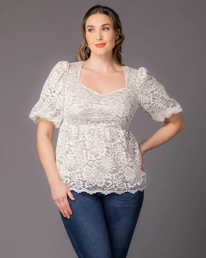 Winsome Lace Peplum Top - Sale!