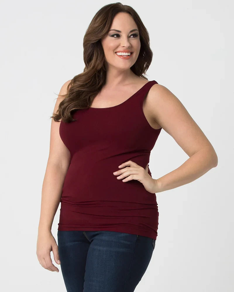 Plus Size Scoopneck Tank by Skinnytees