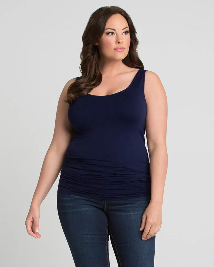 Plus Size Scoopneck Tank by Skinnytees