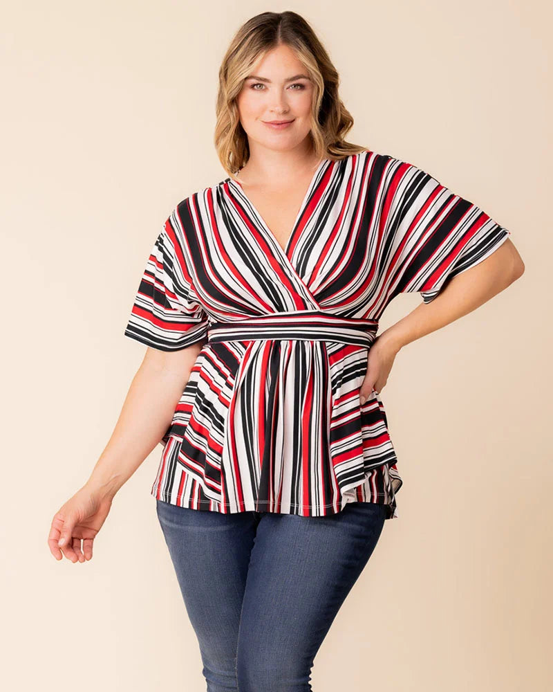 Delete - Boulevard Striped Top - Sale!