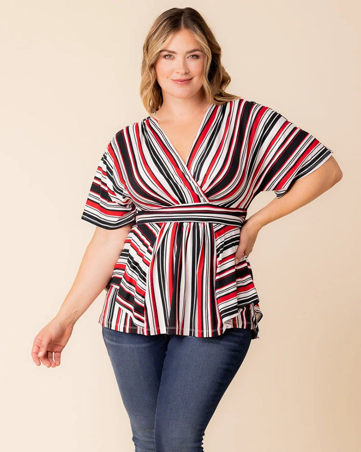 Delete - Boulevard Striped Top - Sale!