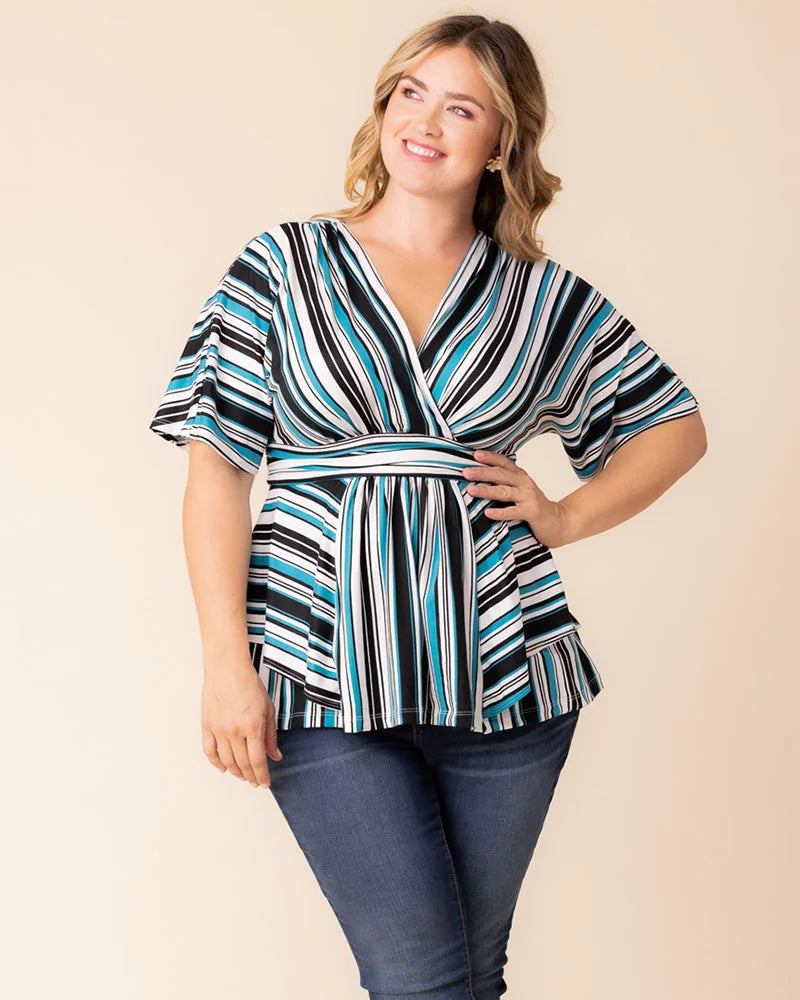 Delete - Boulevard Striped Top - Sale!