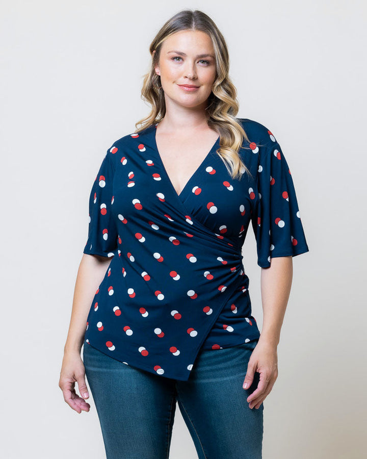 Stella Faux Wrap Top - Sale!