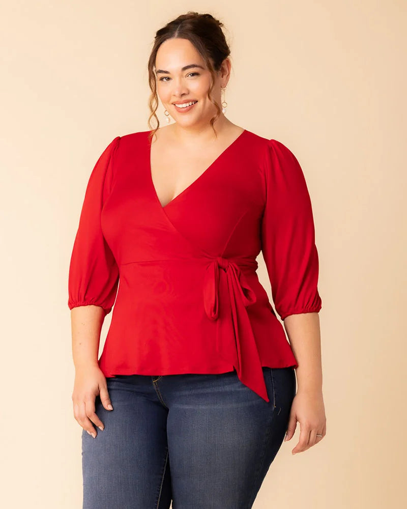 Nina Wrap Top