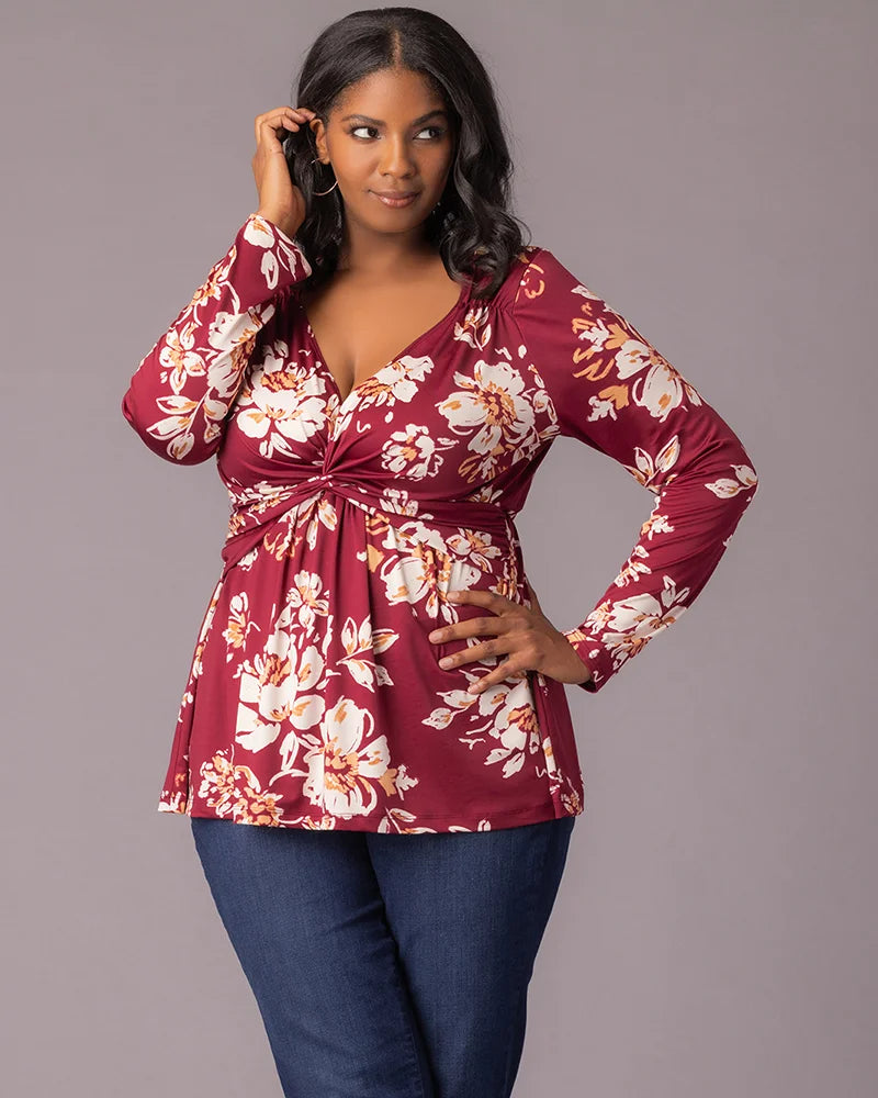 Abigail Long Sleeve Twist Top – Sale!