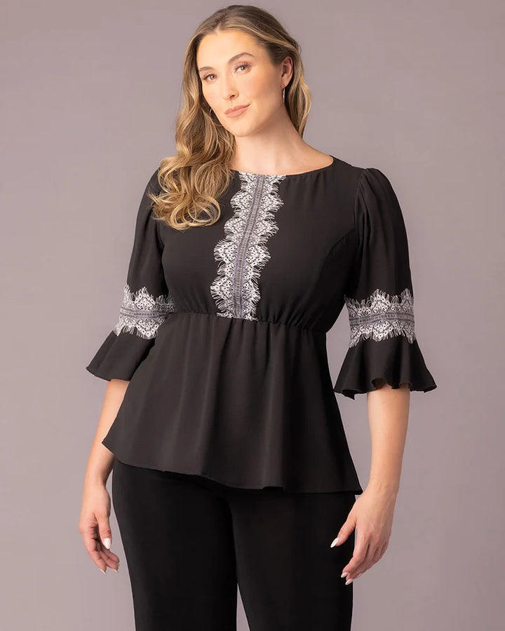 Chateau Lace Trim Top