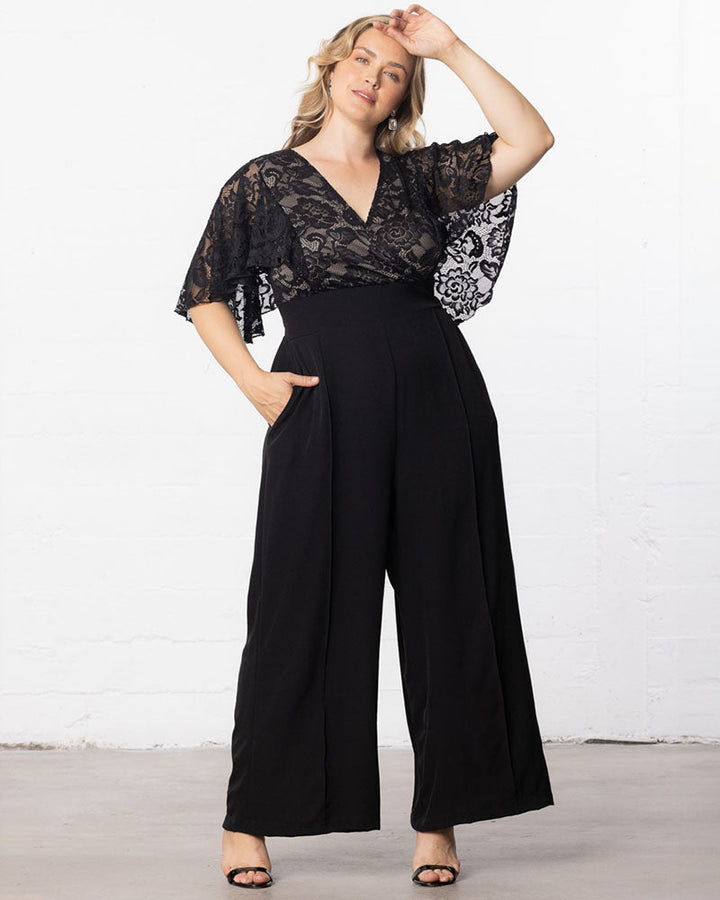 Helena Lace Jumpsuit - Sale!