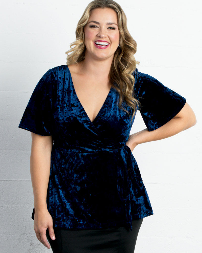 Velvet Vixen Wrap Top - Sale