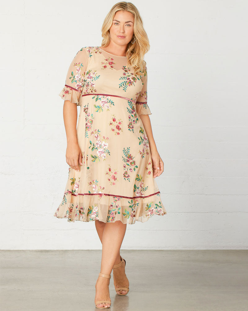 Wildflower Embroidered Dress - Sale!