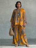 Yasmin | Golden Muse Flowing Two-Piece Set