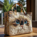 Maren Bag - White Cat with Blue Eyes