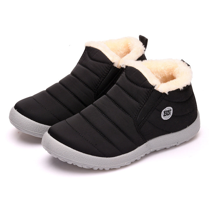 Unisex Slip-On Snow Boots – Lightweight Water-Resistant Ankle Boots