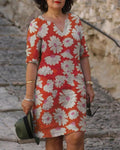 Cassia V-Neck Dress: Fresh Spring Elegance
