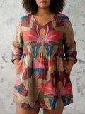 Yasmin | Long Blouse with V-Neck