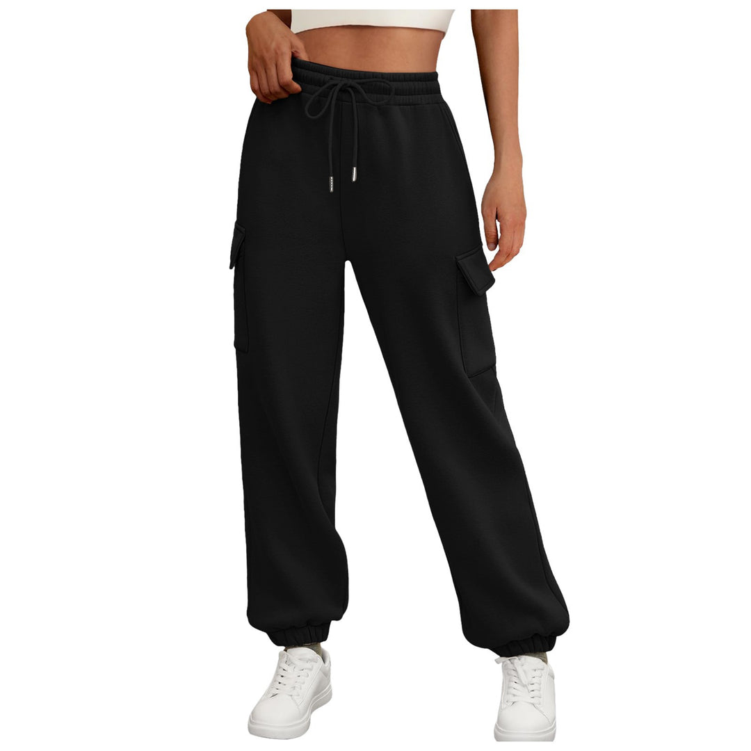 Fleece Lined Baggy Sweatpants, Women&