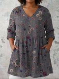 Daria | Long Sleeve Blouse with V-Neck