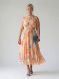 Stella & Grace | Soft Halter Midi Dress