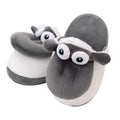 Sheep Plush Cotton Slippers, Thermal with Foam Sole
