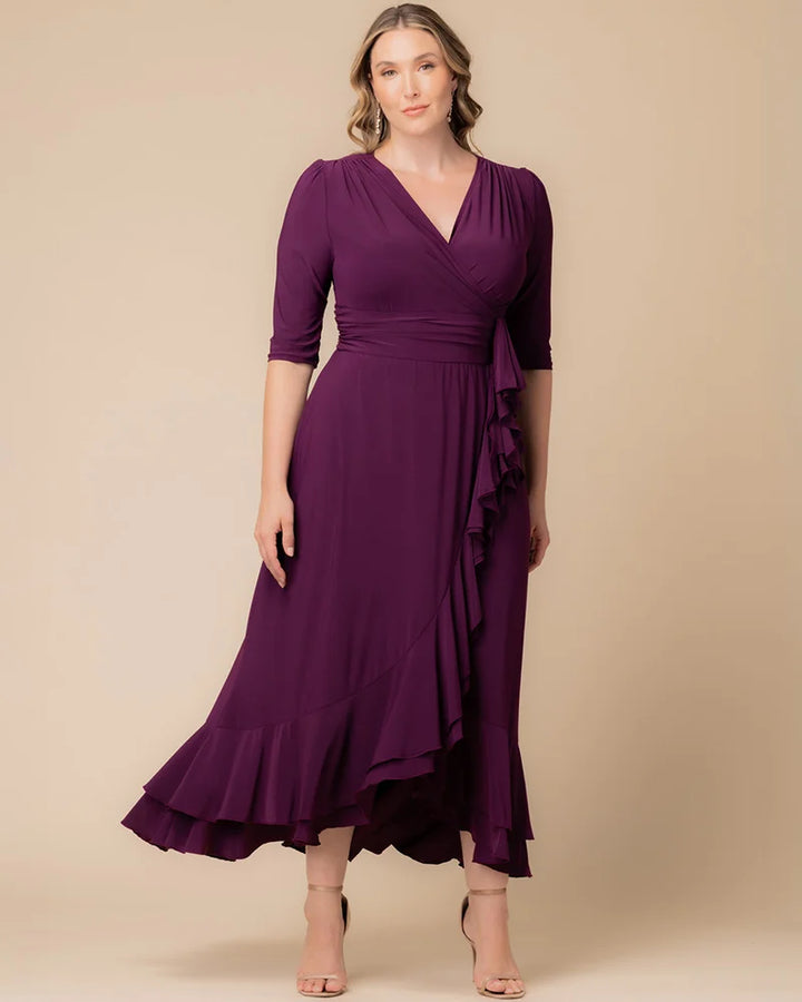 Veronica Ruffled Evening Gown