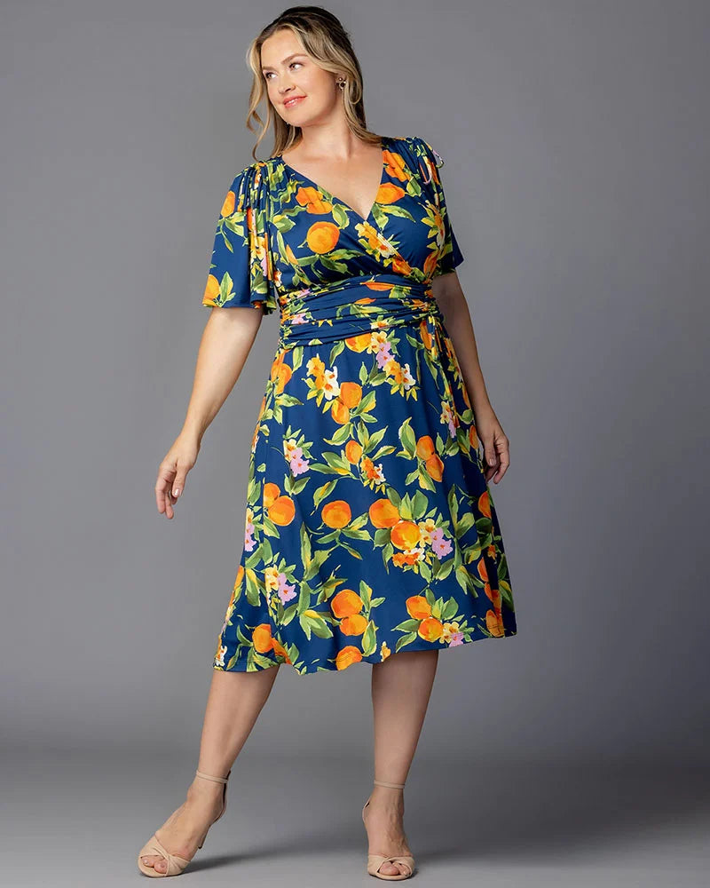 Jemma Ruched Tie Dress