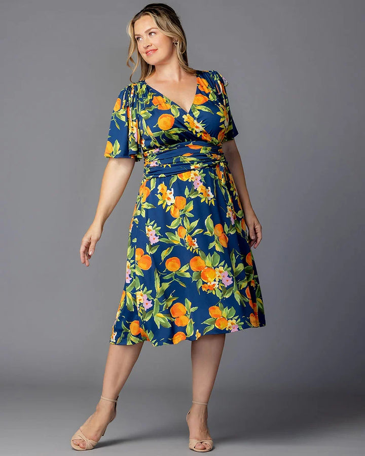 Jemma Ruched Tie Dress