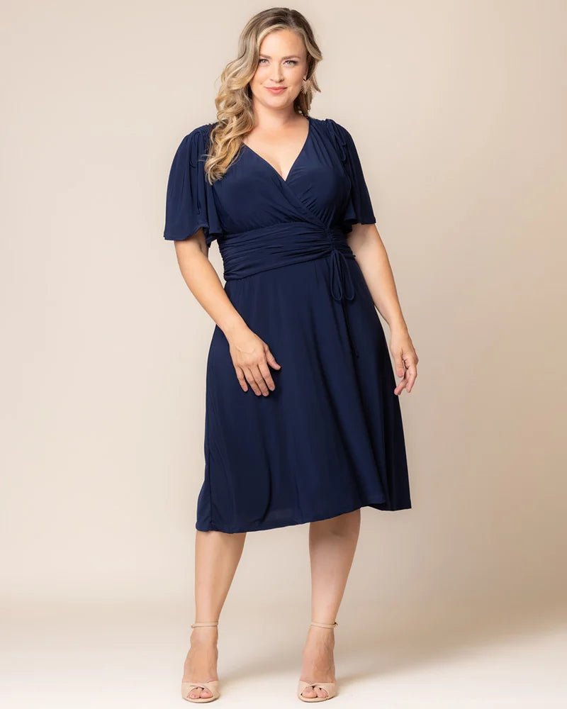 Jemma Ruched Tie Dress