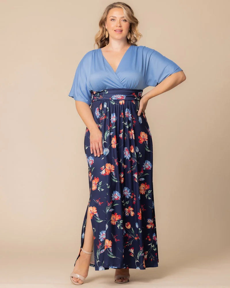 Havana Colorblocked Maxi Dress - Sale!