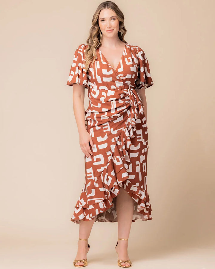 Alexandra Faux Wrap Dress - Sale!
