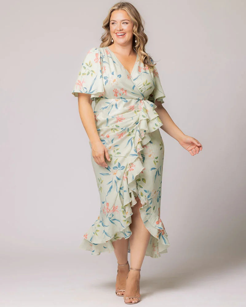 Alexandra Faux Wrap Dress - Sale!