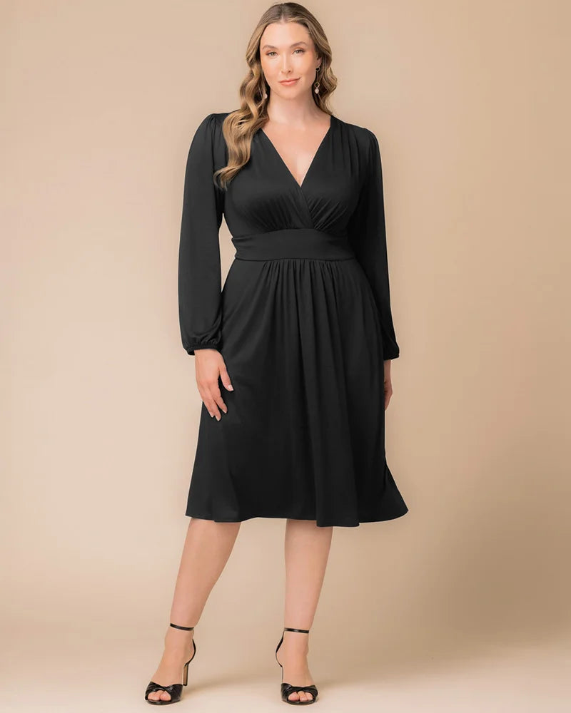 Diana Long Sleeve Midi Dress