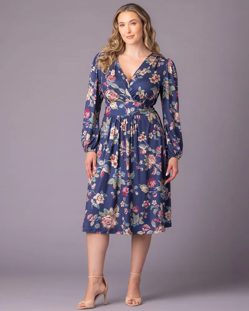 Diana Long Sleeve Midi Dress