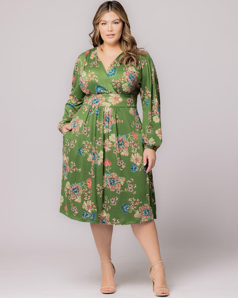 Diana Long Sleeve Midi Dress - Sale!
