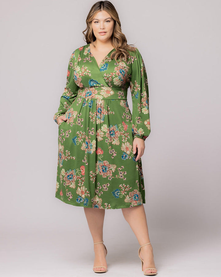 Diana Long Sleeve Midi Dress - Sale!