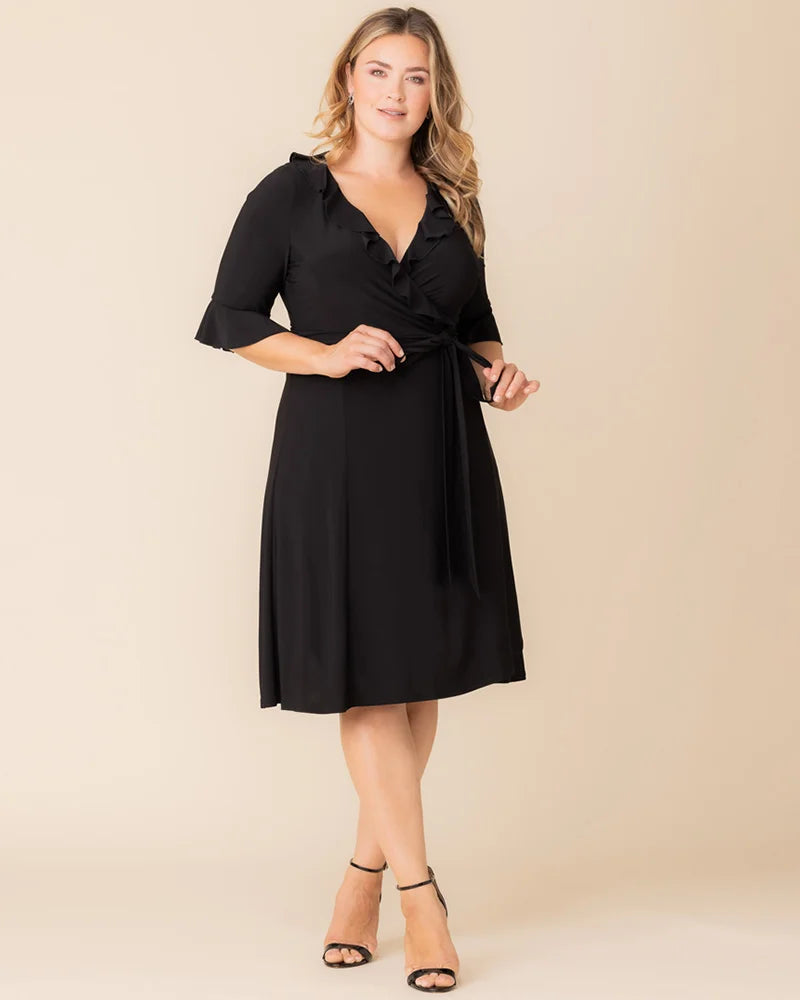 Barcelona Midi Wrap Dress - Sale!