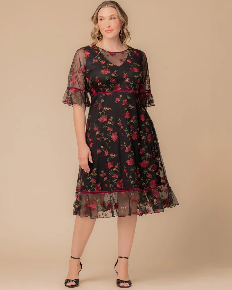 Wildflower Embroidered Dress - Sale!