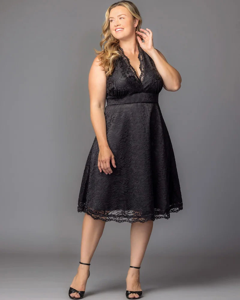 Pin-up Boudoir Lace Cocktail Dress